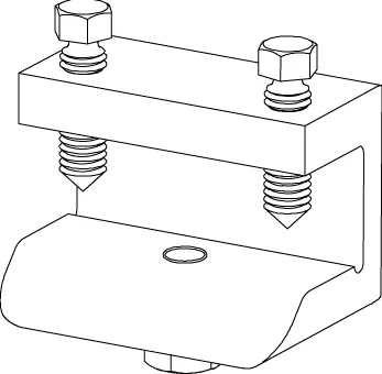 TOLCO 828 Steel Sway Brace Structural Adapter