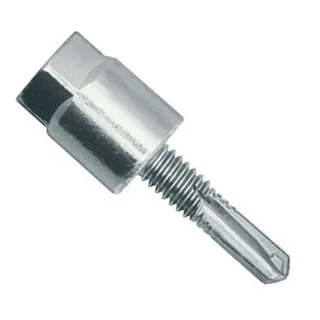 1/4-20" X 2" Straight Metal Rod Hanging Anchors - 3/8" Rod For Larger Pipe Sizes