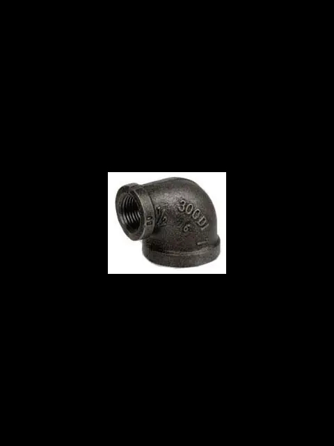 2" X 1-1/4" Ductile Iron 90 Screwed Elbow
