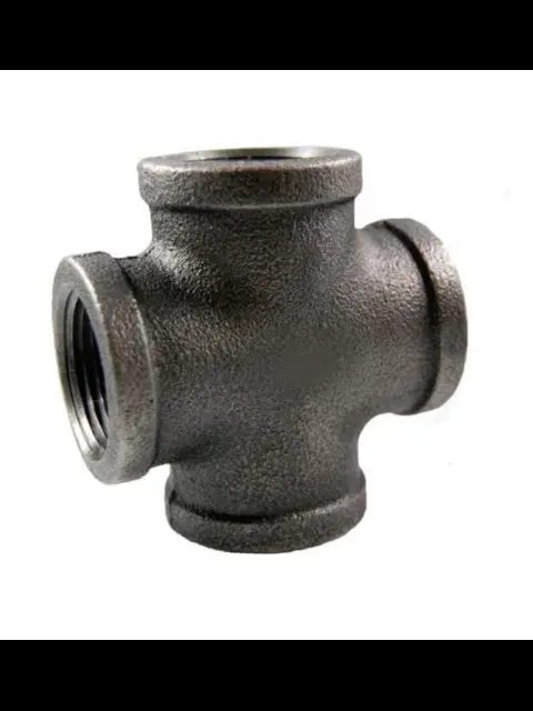 1-1/2"Black Malleable Cross