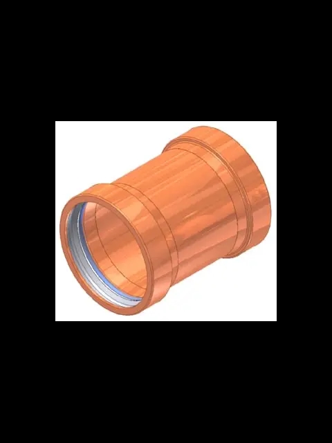 1" Copper Press Repair Coupling No Stop Press X Press
