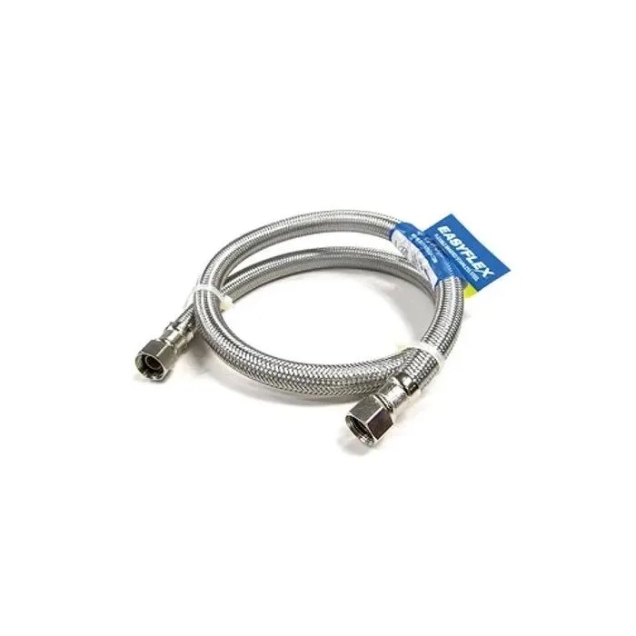 Easyflex EF-FC-12F12F-20 1/2" FIP X 1/2" FIP X 20" Stainless Steel Faucet Connector