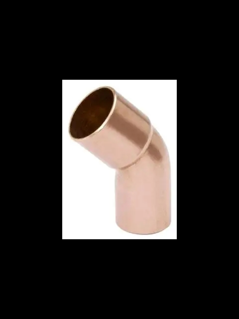 4" Copper Street 45 Elbow