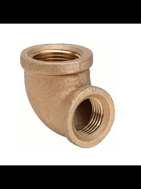 BF B-RL0402 3/4" X 3/8" BRASS RED ELBOW