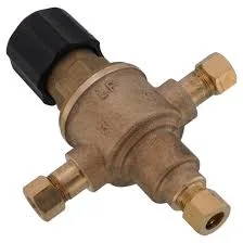 Leondard 170-LF 3/8" Compression Exposed Thermostatic Mixing Valve for Faucets (.25 to 5 GPM)