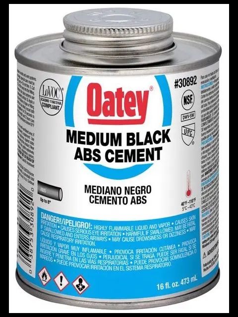 Oatey ABS Black Cement - 16oz