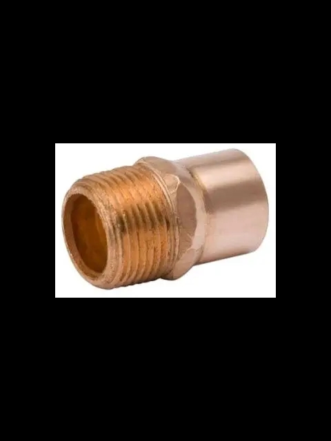 1" X 1/2" Copper Male Adapter