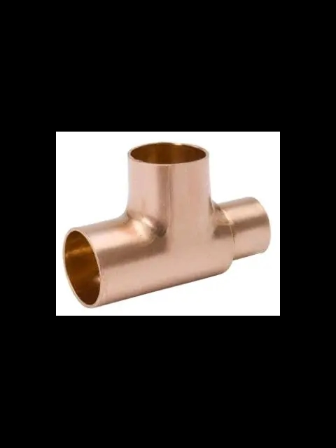 1-1/4" X 3/4" X 1" Copper Reducing Tee