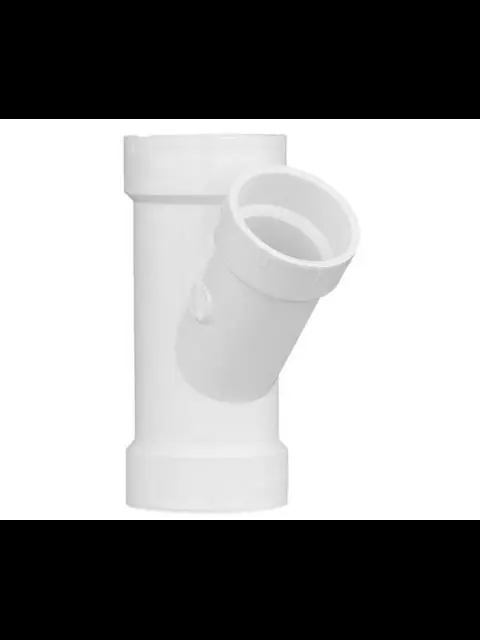 4" X 4" X 2" PVC DWV Reducing WYE