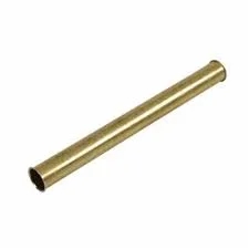1-1/2" X 16" Rough Brass Double Flanged Tailpiece - 20GA