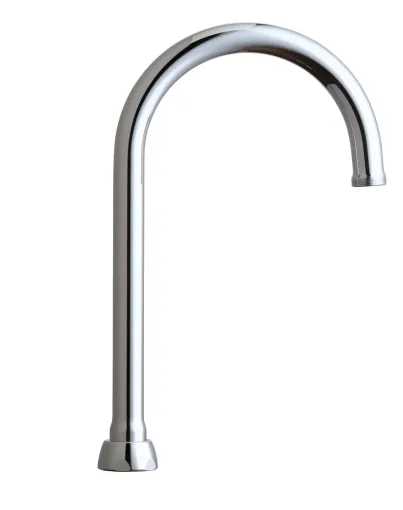 Chicago Faucets GN2AJKABCP 5-1/4" Rigid/Swing Gooseneck Spout