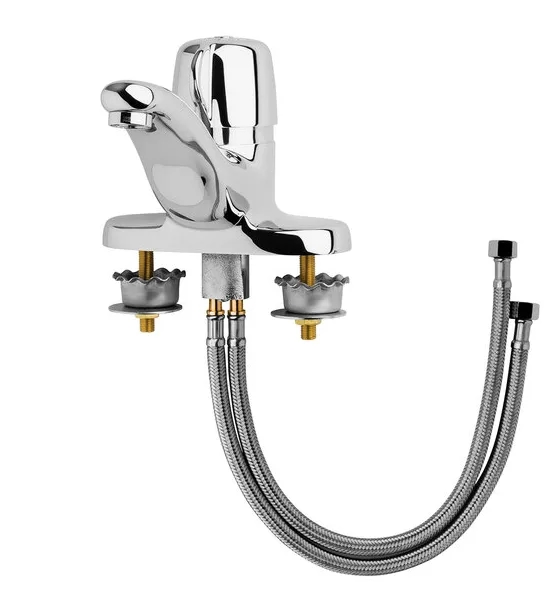 Chicago Faucets 3600-E39VPAB 3600 Series Deck-Mounted Metering Faucet With 4" Centers