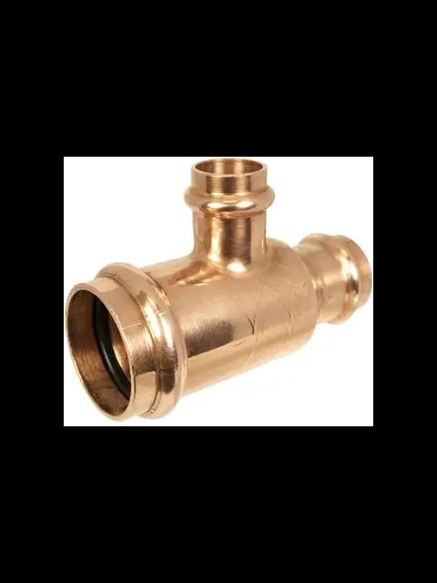2" X 1-1/2" X 2" Copper Press Tee Press X Press X Press
