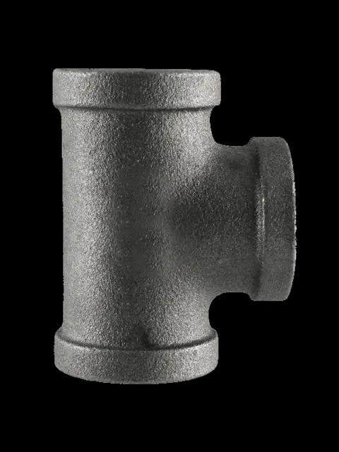3/4" Black Malleable Tee