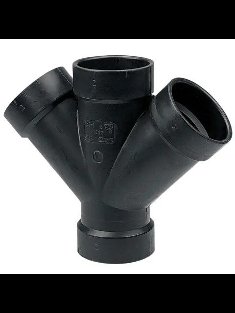 4" ABS Double Wye