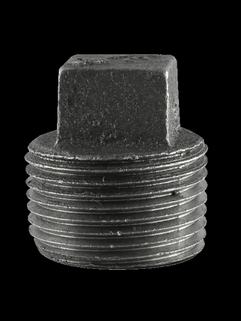 2-1/2" Black Malleable Plug