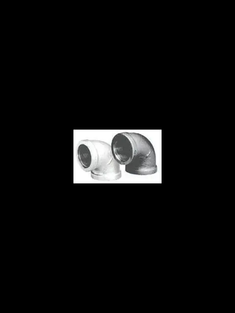 1/2" Galvanized Malleable 90 Elbow