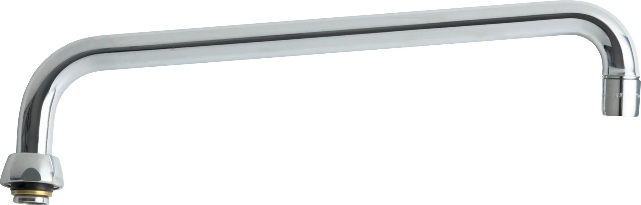 Chicago Faucets L12JKABCP 12" L-Type Swing Spout