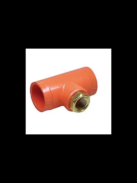 TYCO 80254 1-1/2" X 1-1/2" X 1/2" CPVC HEAD ADAPTER TEE (BAG-5) (BOX-15)