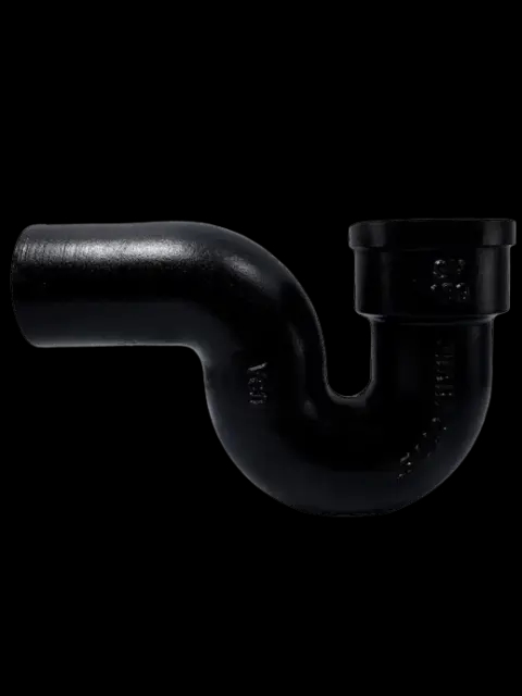 1-1/2" No Hub Cast Iron P-Trap Import