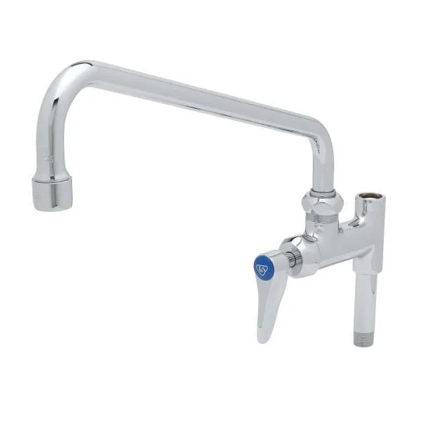 T&S B-0156-CR Add-On Faucet 12" Nozzle Lever Handle Eterna Cartridge