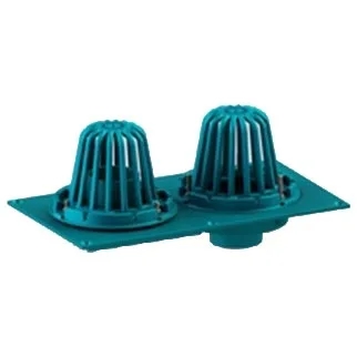 LSP 850-4N 4" X 4" Cast Iron Roof Drain and Overflow Combination