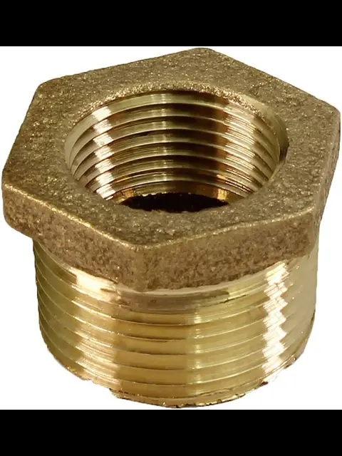 1-1/4" X 1" Brass Bushing