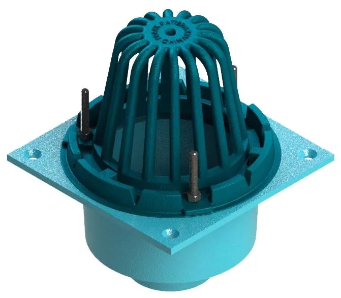 LSP 853N 3" No-Hub Roof Drain 8-1/2 Series/Bottom Outlet
