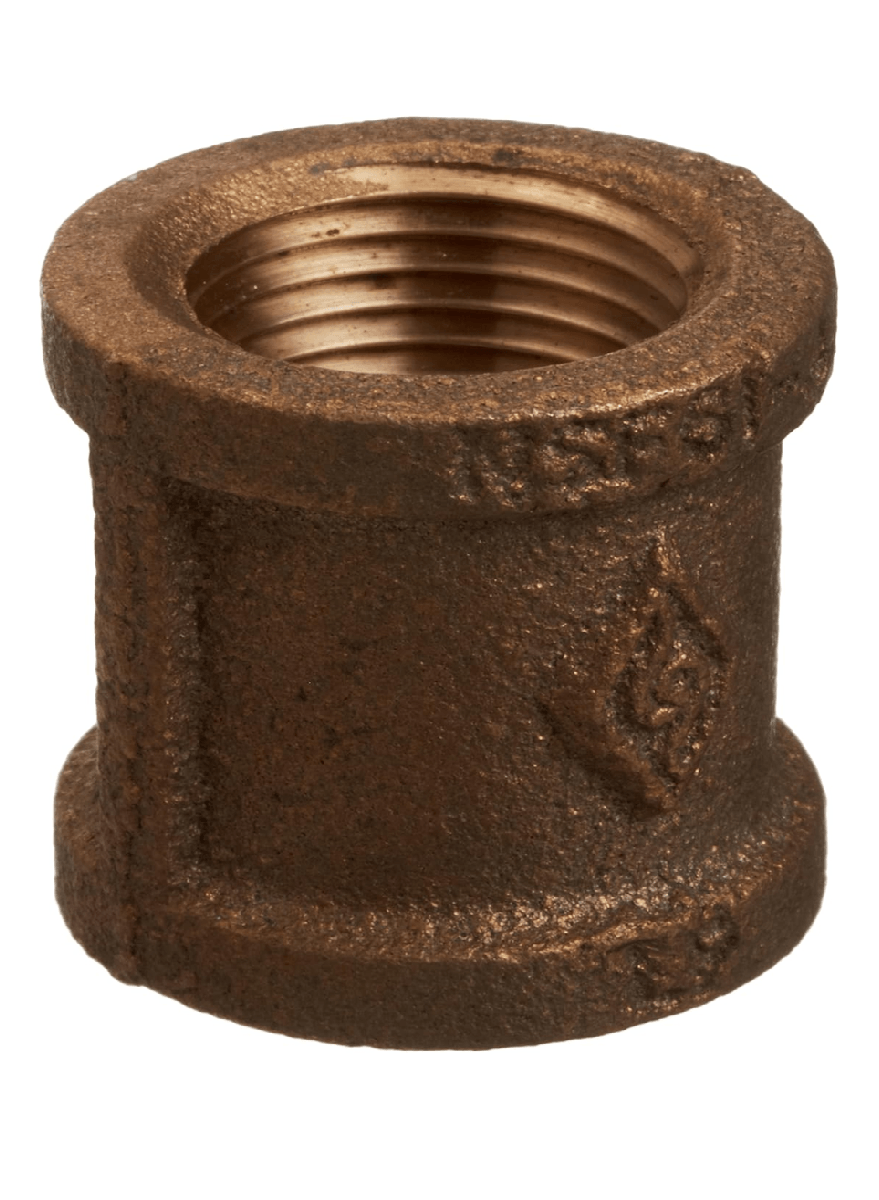 1/2" Brass Coupling