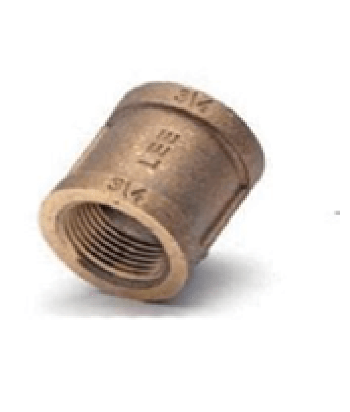2" X 1" Brass Reducing Coupling