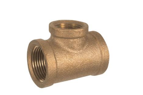 1-1/2" Brass Tee