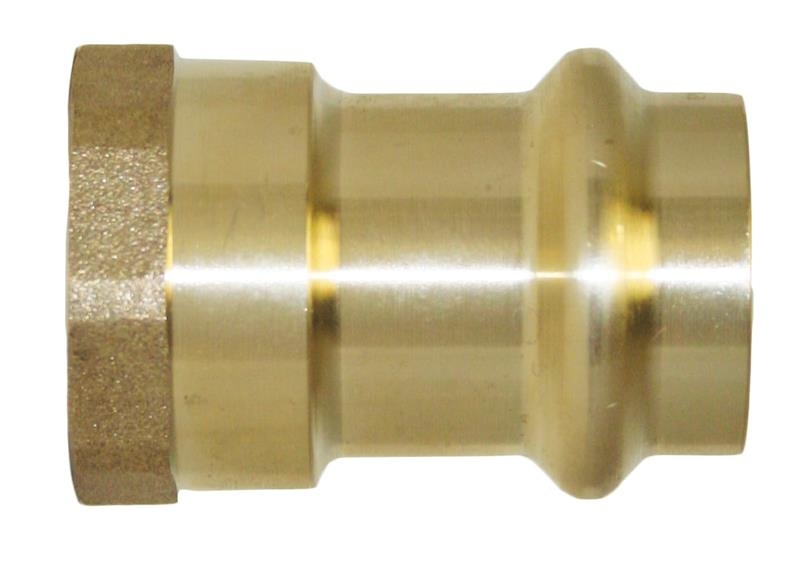 2" Copper Press Female Adapter Press X Female