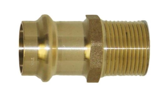 1-1/4" Copper Press Male Adapter Press X Male