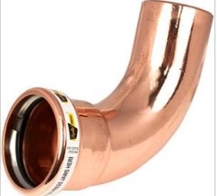 3" Copper Press 90 Elbow Street Long FTG X Press