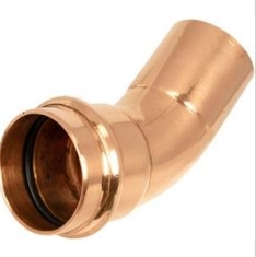 1/2" Copper Press Street 45 Elbow FTG X Press