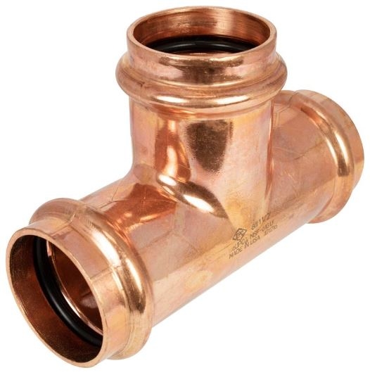 1/2" Copper Press Tee Press X Press X Press