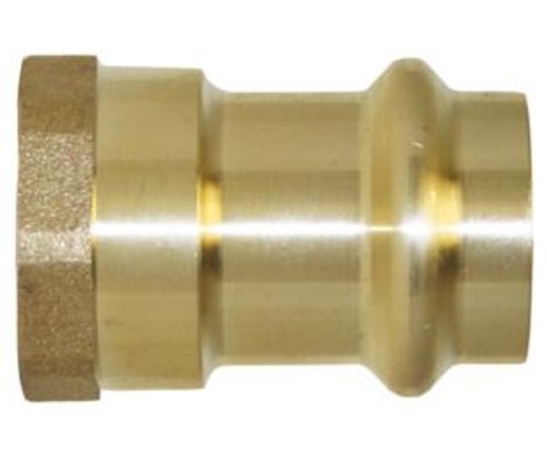 1" X 3/4" Copper Press Female Adapter Press X Female
