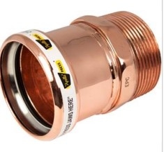 3" Copper Press Male Adapter Press X Male