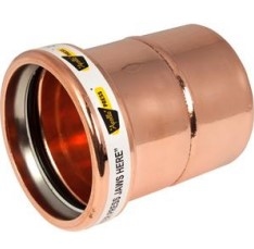 3" Copper Press Tube Cap