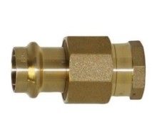 1-1/2" Copper Press Union Press X Female