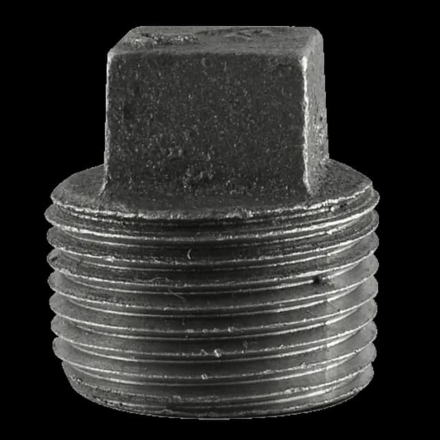 Black Malleable Plug