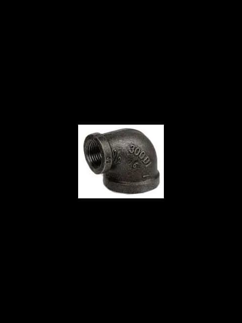 1-1/4" X 1" Ductile Iron 90 Screwed Elbow