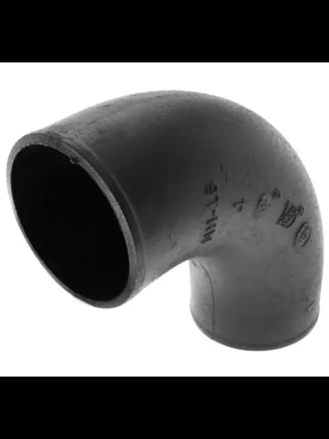4" No Hub Cast Iron Medium Sweep 1/4 Bend 90 Import
