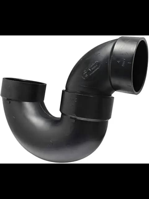 4" ABS Glue P-Trap W/Solvent Weld Joint
