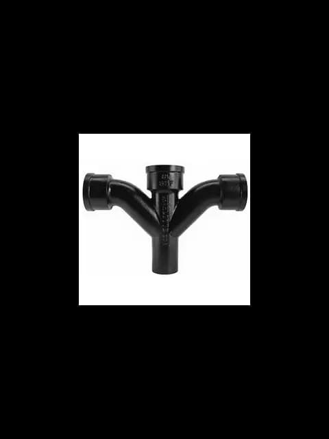 TFI, INC NHY45D30 3 NO HUB CAST IRON DOUBLE COMB Y & 1/8 BEND IMP