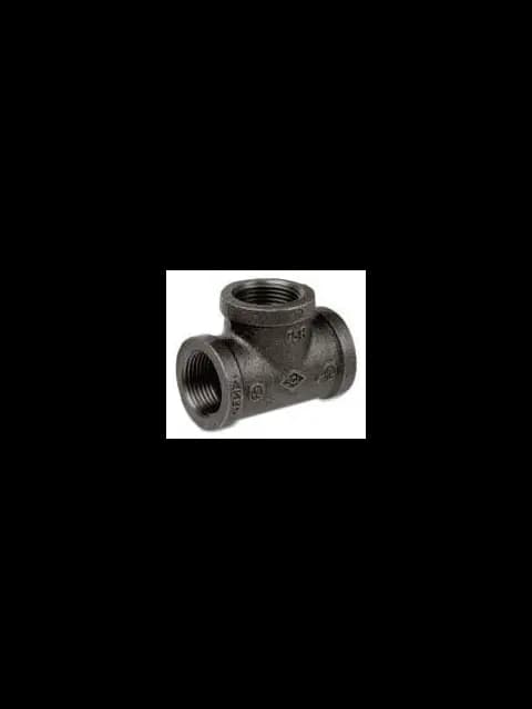 1-1/2" X 1-1/4" X 2" Ductile Iron Screwed Reducing Tee