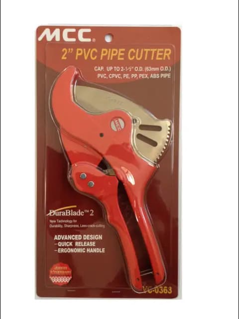 MCC VC-0363 PVC Pipe Cutter Up To 2-1/2"