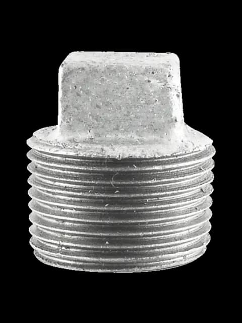 3" Galvanized Malleable Plug