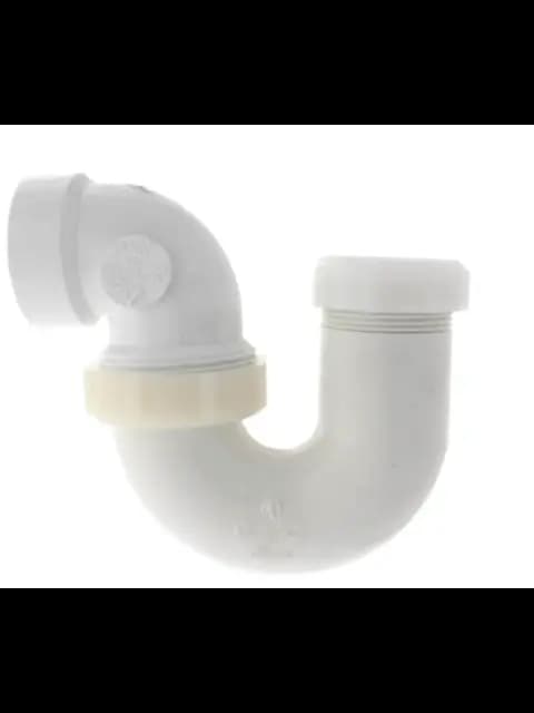 DWV LP708P-015 1-1/2 PVC DWV ADJUSTABLE P-TRAP W/ PLASTIC NUT