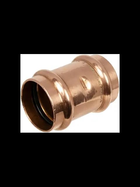 1/2" Copper Press Coupling W/Stop Press X Press